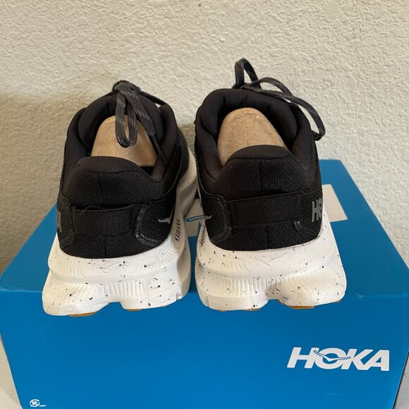 NEW IN BOX Hoka Mens Kawana 2 Running Shoes Sneakers 7 D Black Trainers - Picture 5 of 11